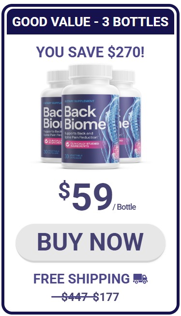 Buy BackBioMe 3 Bottle