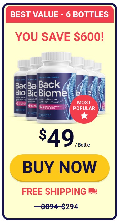 Buy BackBioMe 6 Bottle